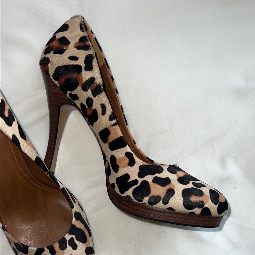 BCBGeneration Leopard Print Dania Calf Hair Pump - Picture 13 of 13